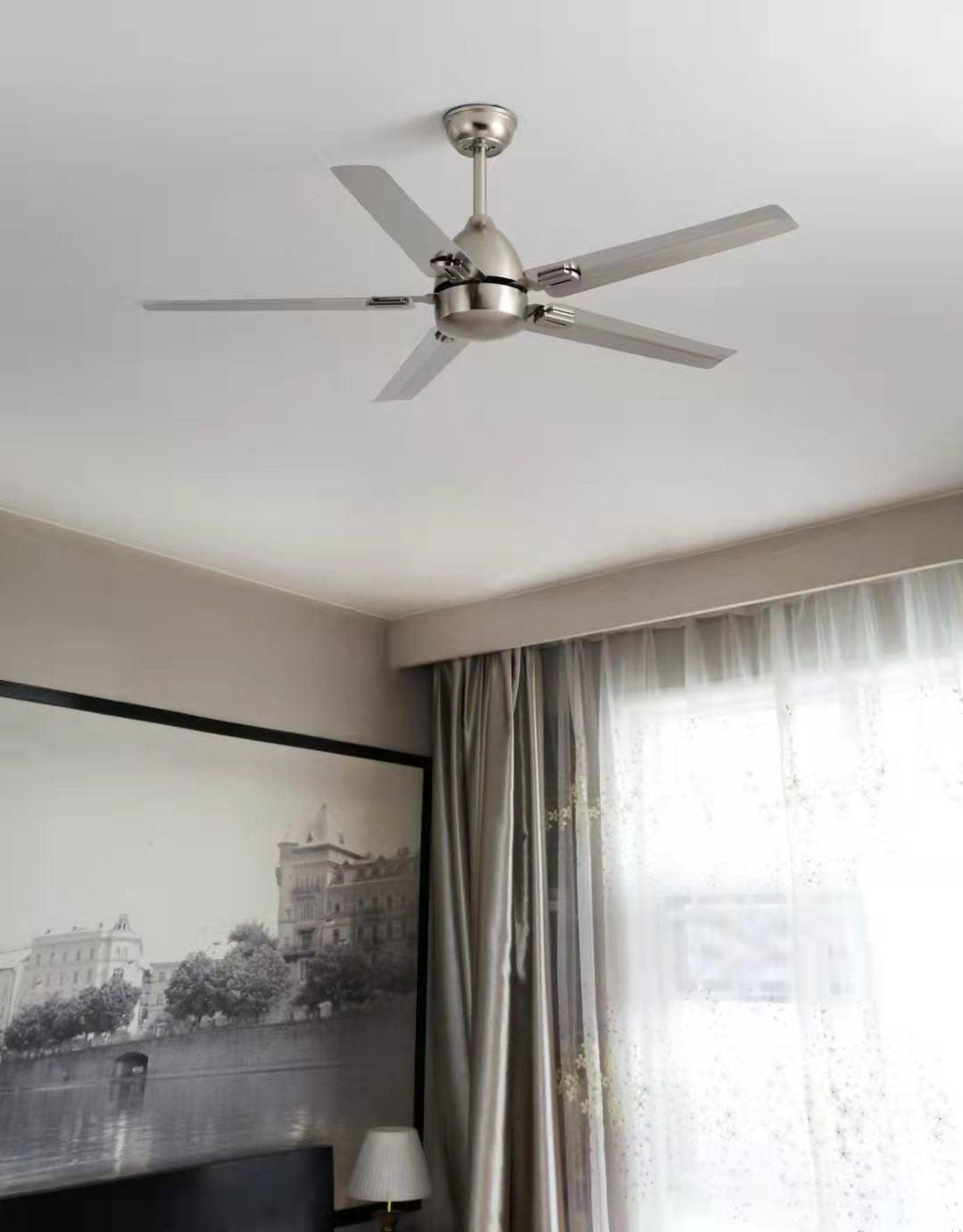 Large ceiling fan remote control and wall switch accessories included