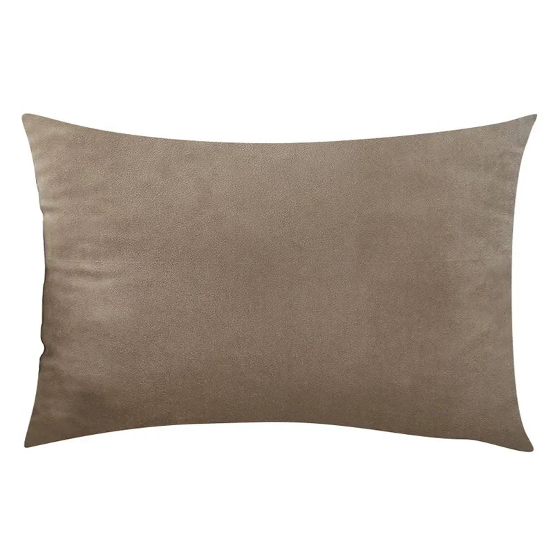 Velour accent cushion case 30x50cm for stylish interior arrangement