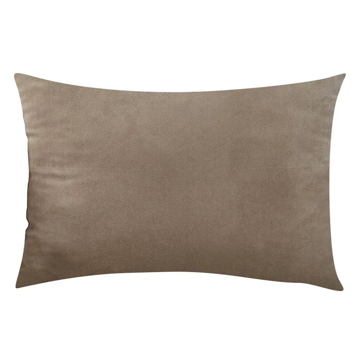 Velour accent cushion case 30x50cm for stylish interior arrangement