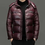 Dax | Men’s Gloss-Finish Hooded Jacket