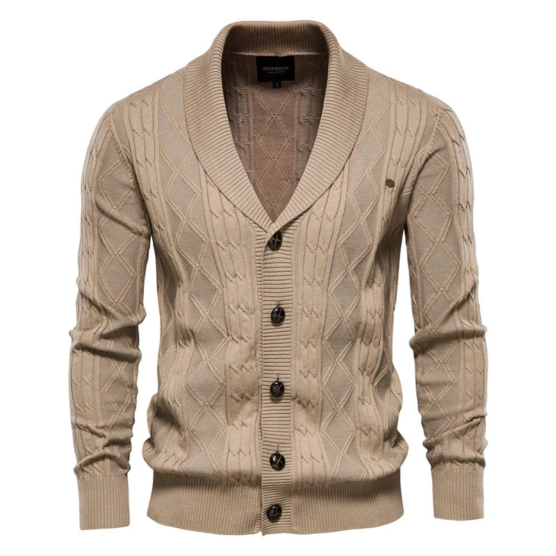 Hendrix | Men’s Cable Knit Cardigan