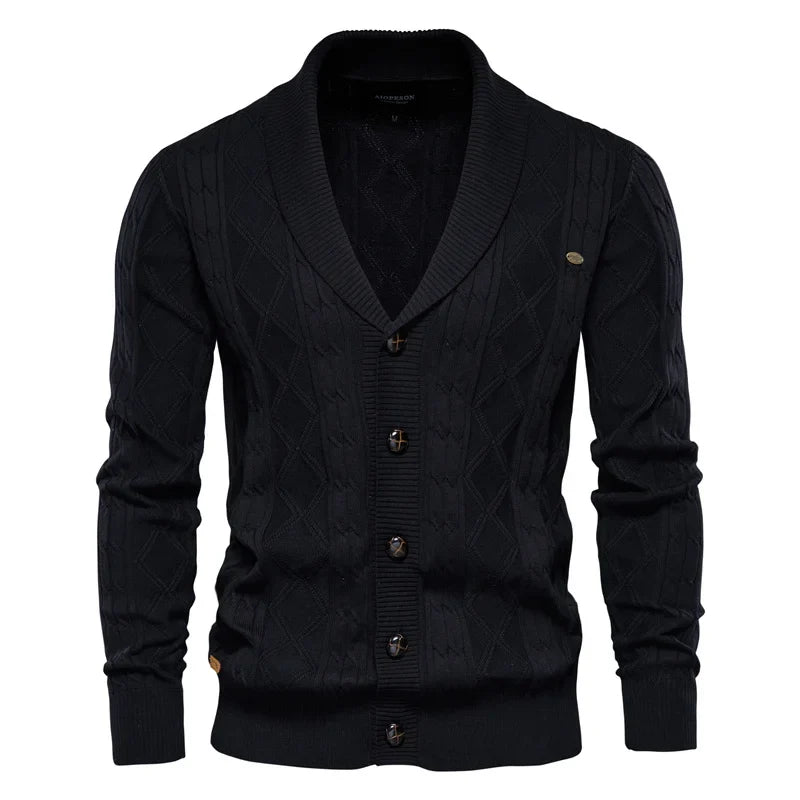 Hendrix | Men’s Cable Knit Cardigan