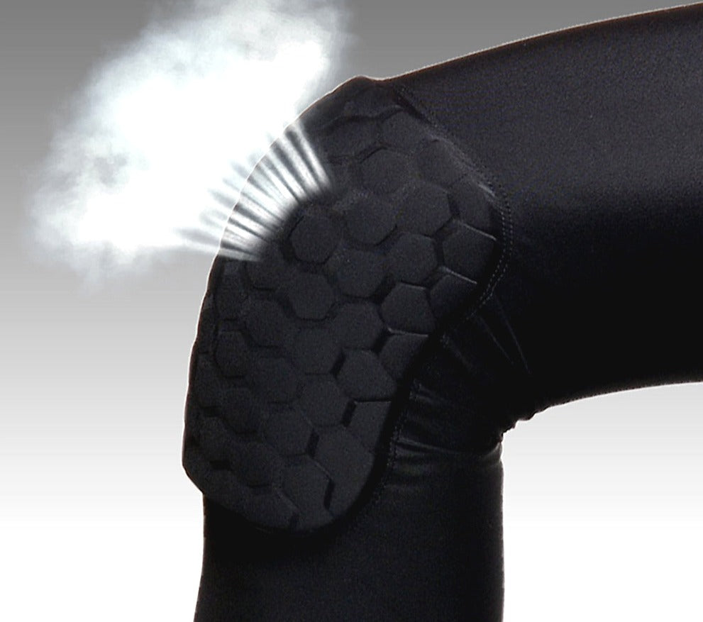 Unisex honeycomb compression knee sleeve for sports and joint support