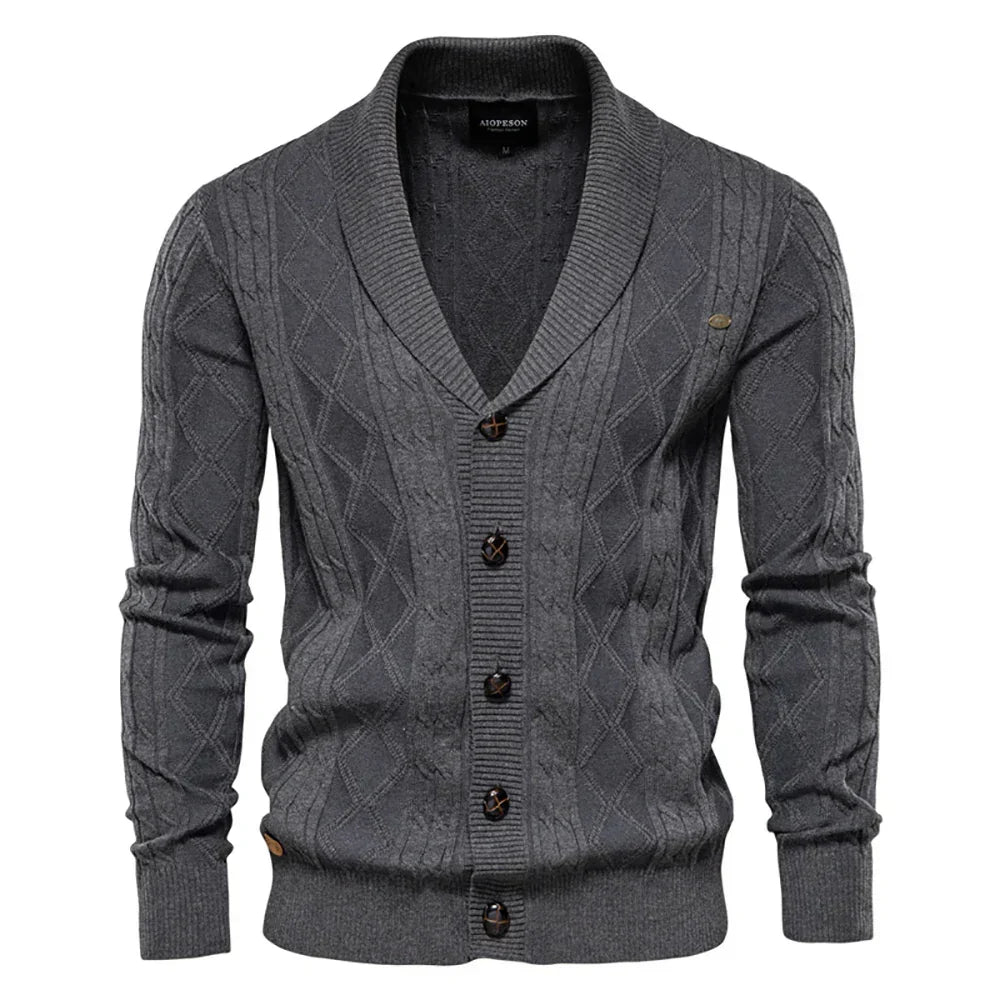 Hendrix | Men’s Cable Knit Cardigan