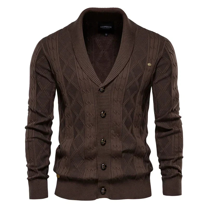 Hendrix | Men’s Cable Knit Cardigan
