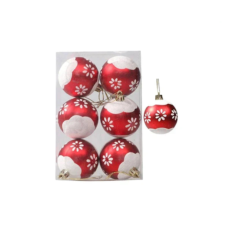 Luxury snowflake decor hanging gracefully on pine branches for the holidays