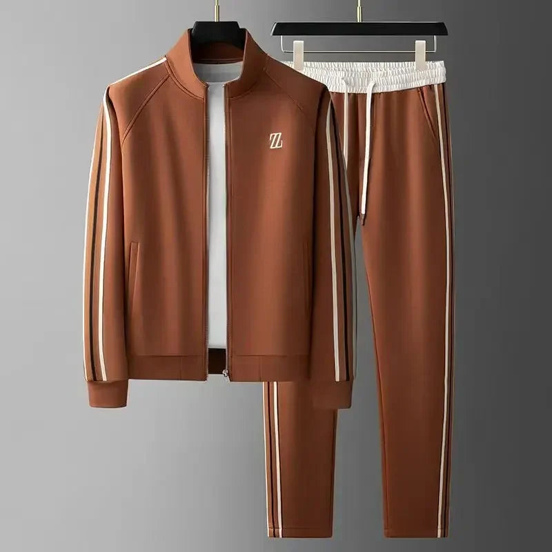 Back view of comfortable women's matching tracksuit set for casual wear
