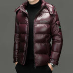 Dax | Men’s Gloss-Finish Hooded Jacket