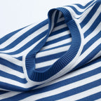 Vien | Women’s Striped Knit Long Sleeve Crew Neck Sweater