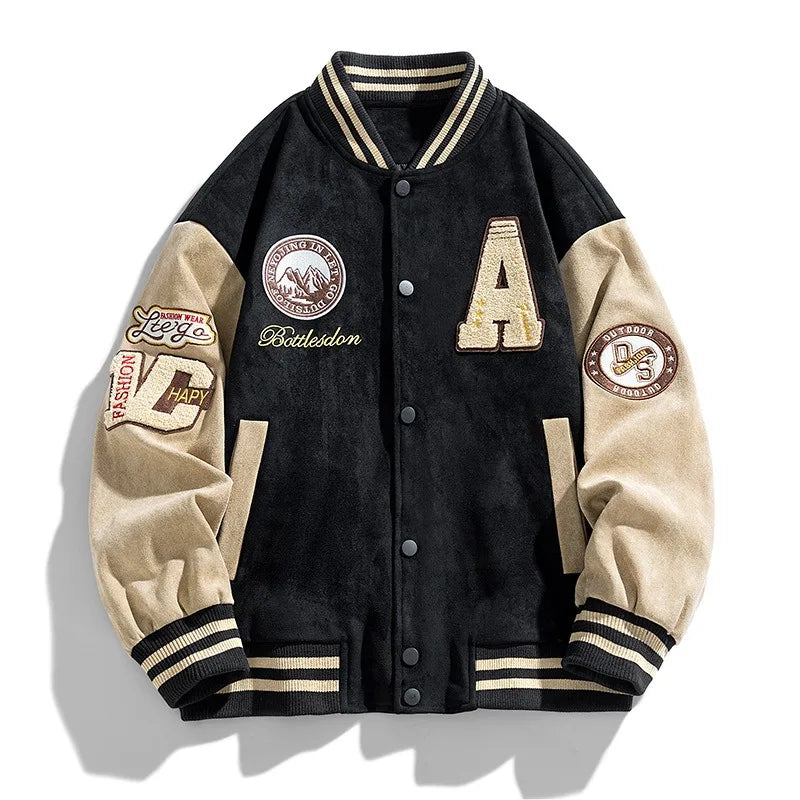 Cohen | Men’s Embroidered Varsity Jacket