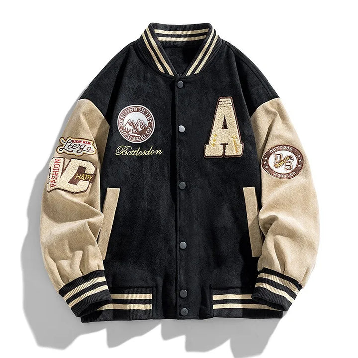Cohen | Men’s Embroidered Varsity Jacket