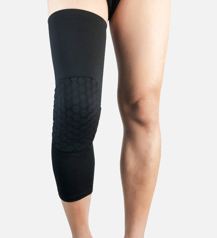 Fitness accessory knee brace providing stability during workout routines