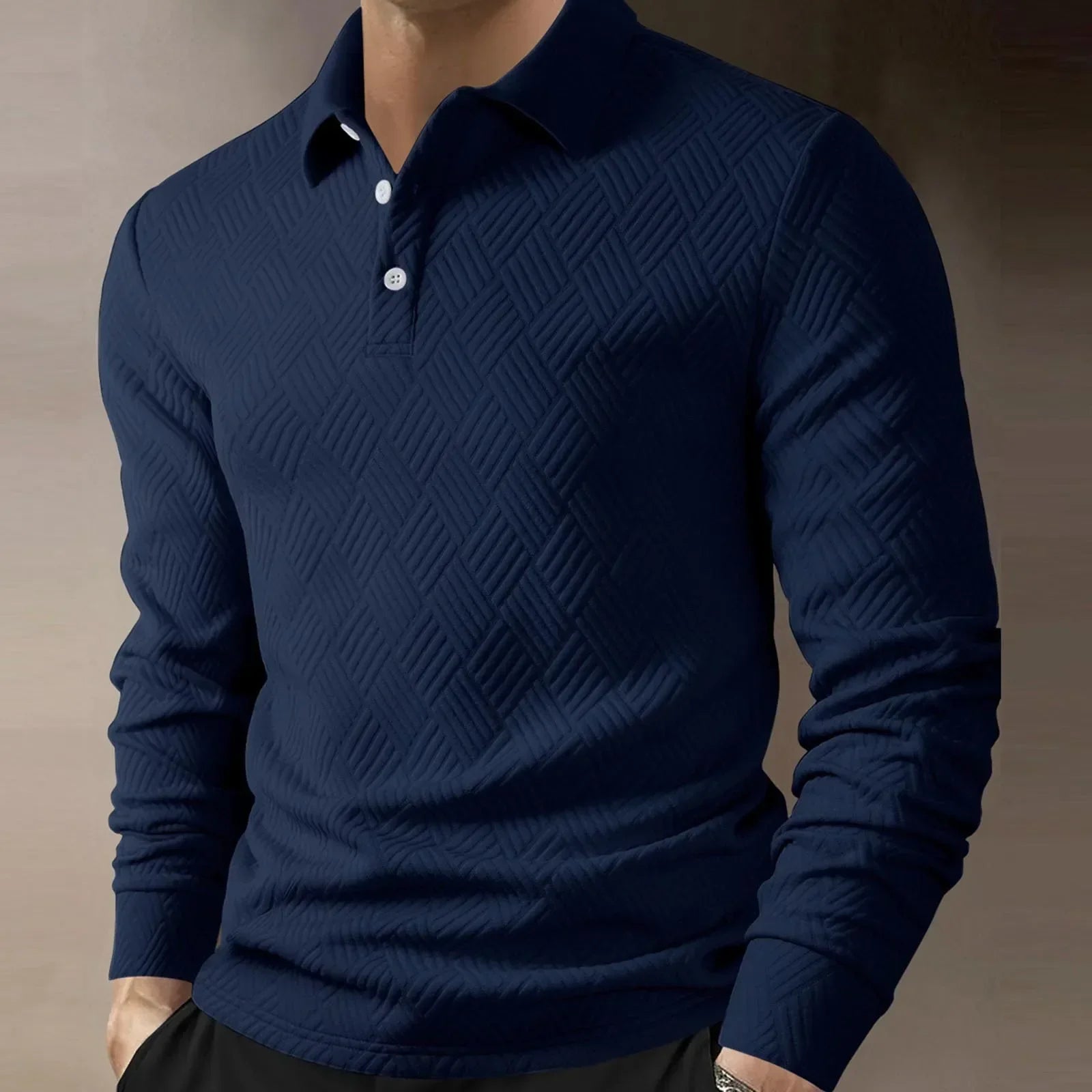 Wesley | Men’s Long Sleeve Polo Sweater