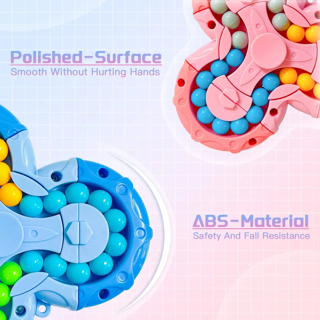 Unisex 360 degree stress relief fidget spinner puzzle toy in hand for anxiety