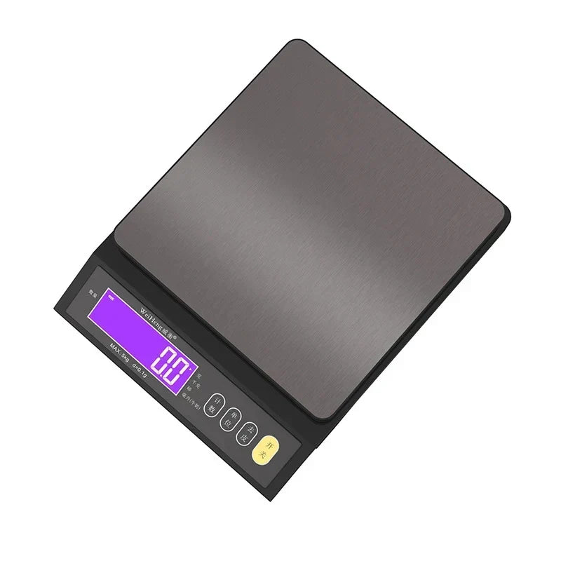Waterproof precision scale surface being cleaned with running water