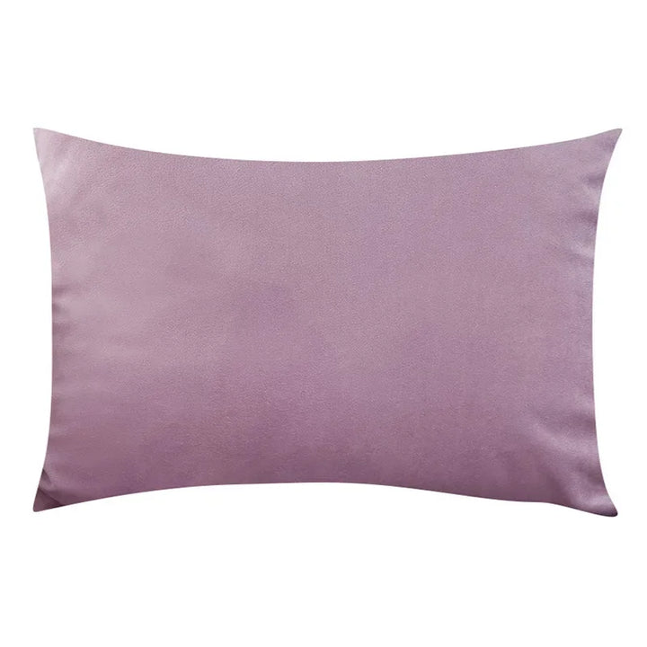 Smooth velour cushion protector 30x50 cm for contemporary home styling