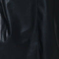Comfortable stretch waistband on women's black skirt