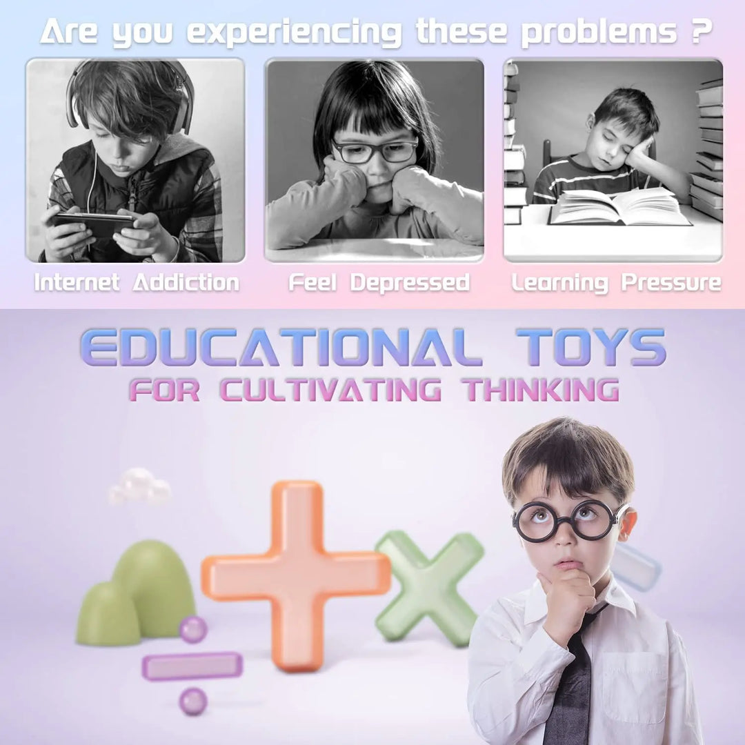 Colorful desk toy and anxiety relief puzzle spinner for concentration