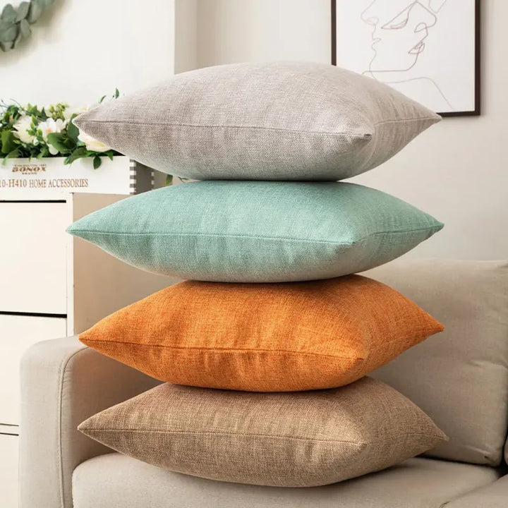 Plush throw pillow shown from an angle highlighting its full shape