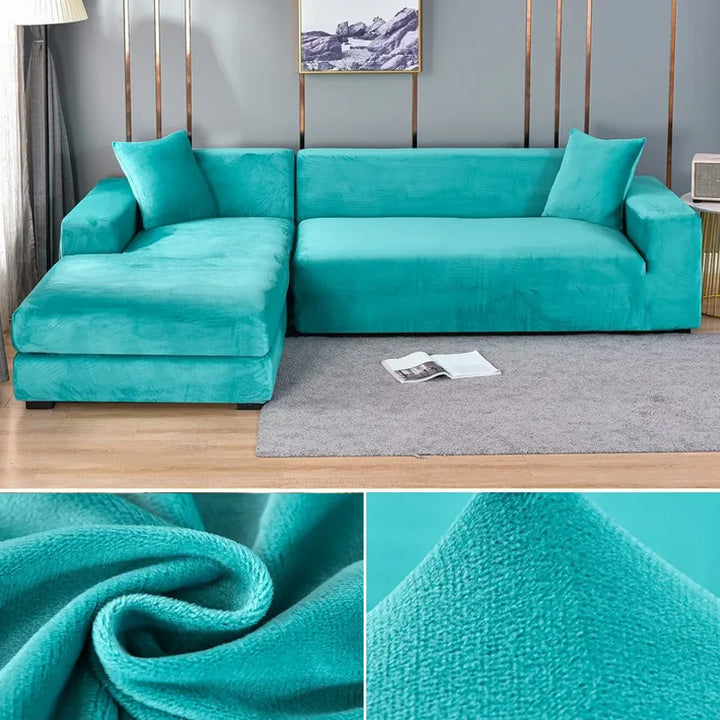 Pet friendly sofa protector keeping furniture clean from cat and dog hair
