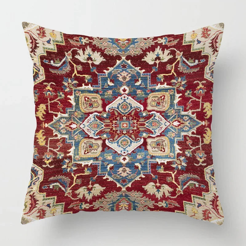 Cozy throw pillow cover designed for bedroom styling and comfort