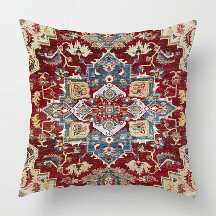 Cozy throw pillow cover designed for bedroom styling and comfort