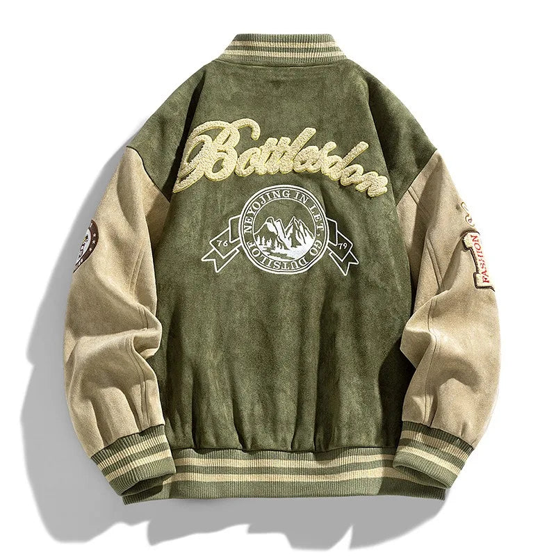 Cohen | Men’s Embroidered Varsity Jacket