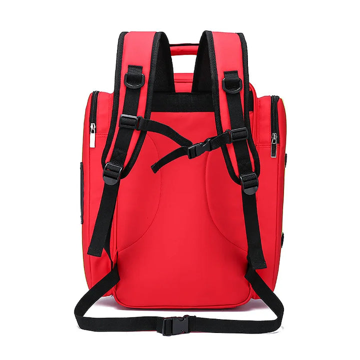 Outdoor gear rescue equipment bag from a side angle