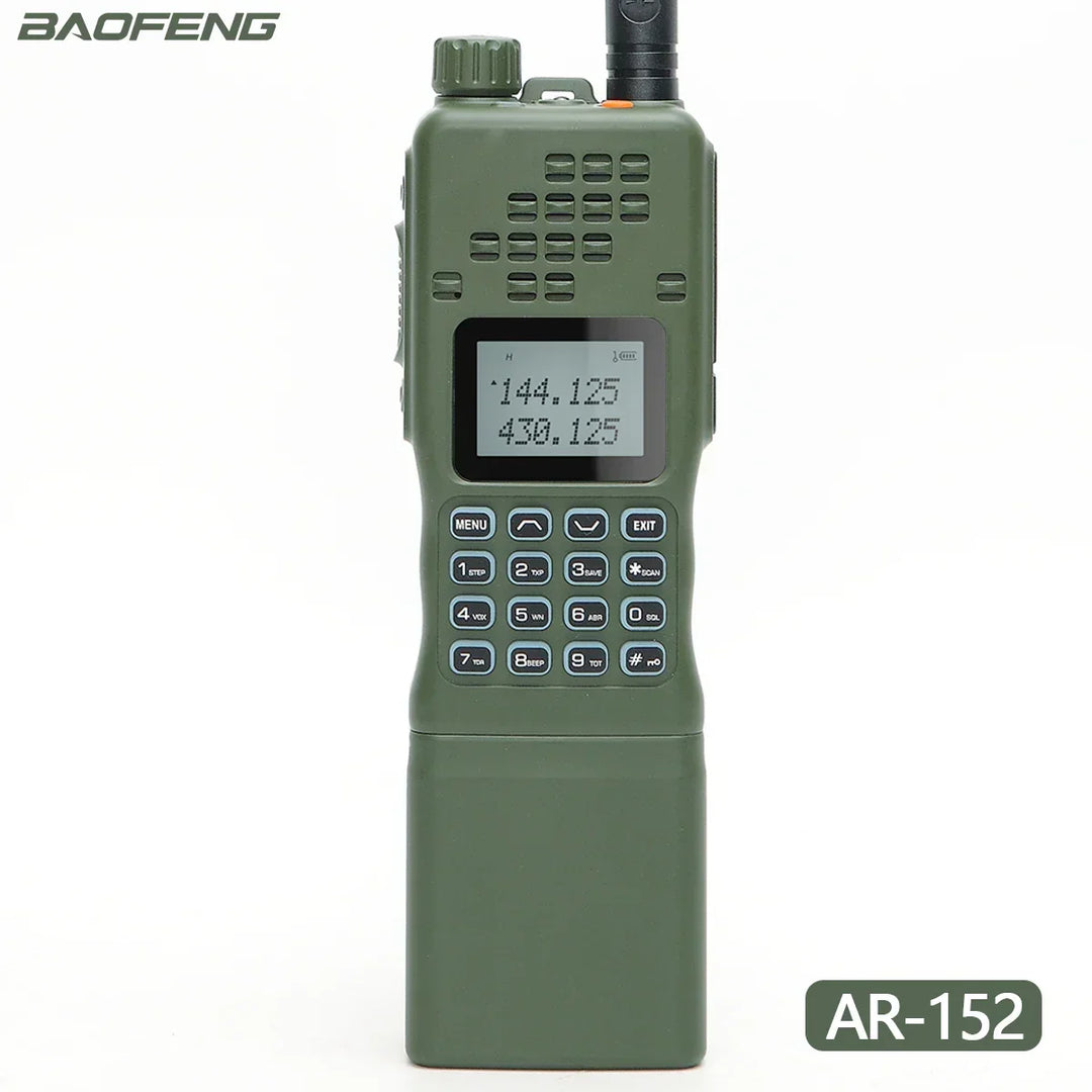 Outdoor communication radio placed on a charging dock station