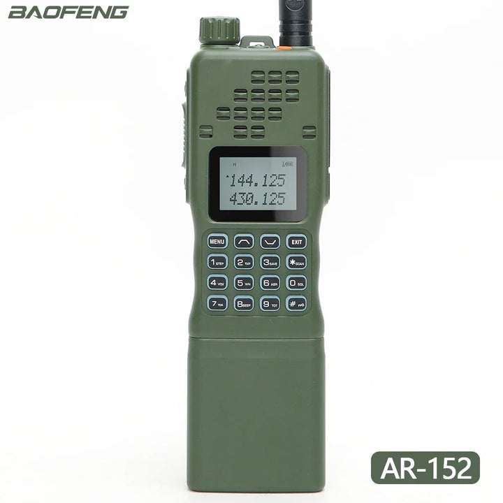 Outdoor communication radio placed on a charging dock station