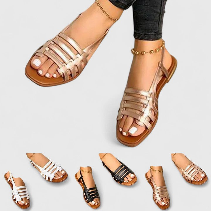 Women's orthopedic slingback sandals in comfort walking shoe style for summer