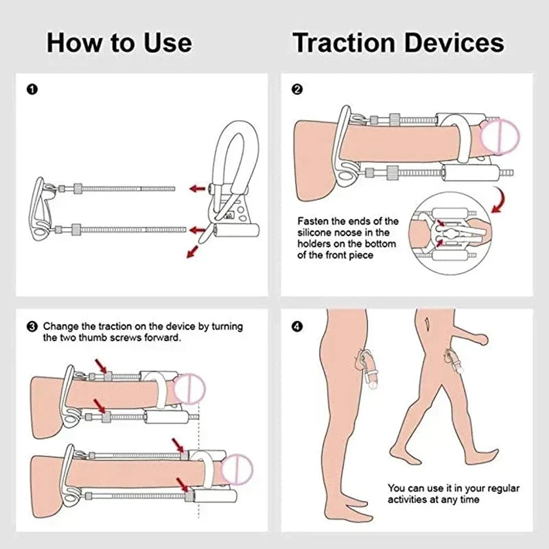 Durable male support device in sleek black and white design