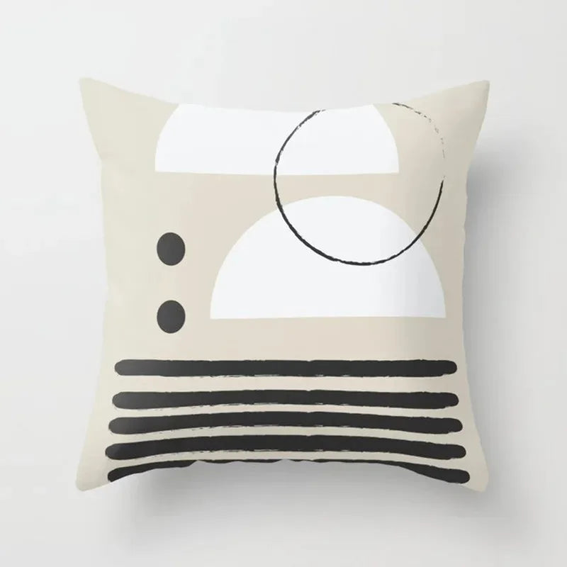 Elegant velvet cushion cover with nature-inspired leaf pattern for home styling