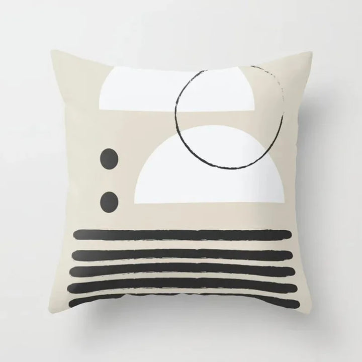 Elegant velvet cushion cover with nature-inspired leaf pattern for home styling