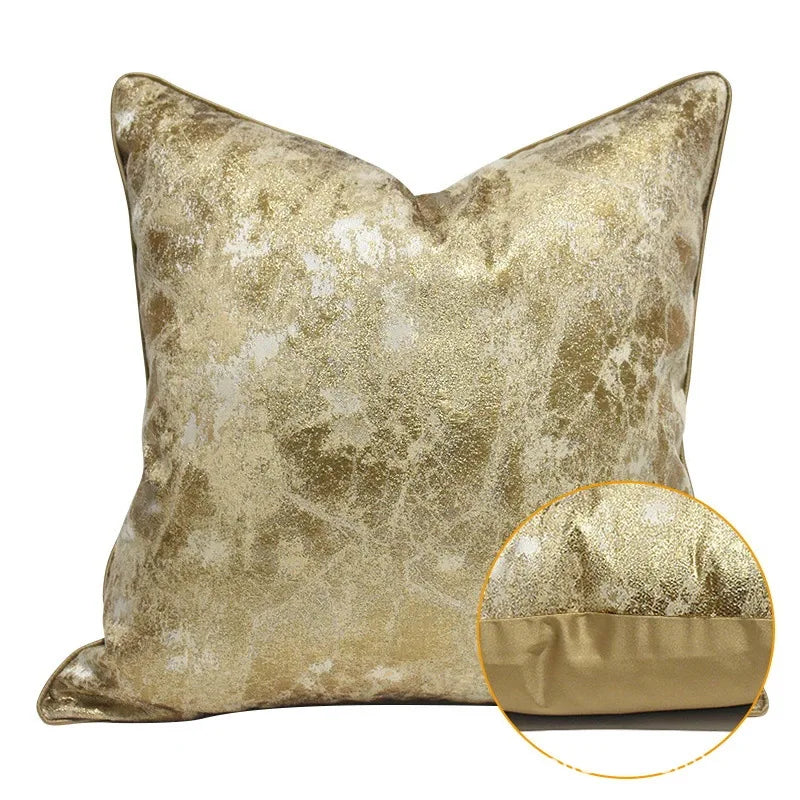 Abstract pattern cushion cover adding artistic flair to home textiles