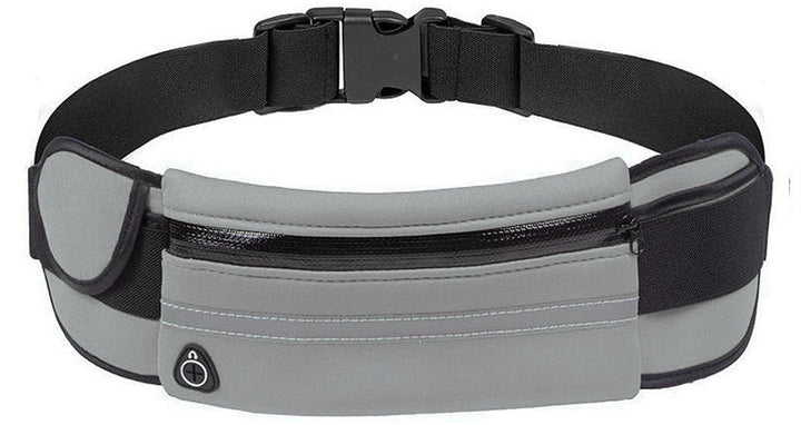 Adjustable waist pack for running, fitness pouch with secure zipper