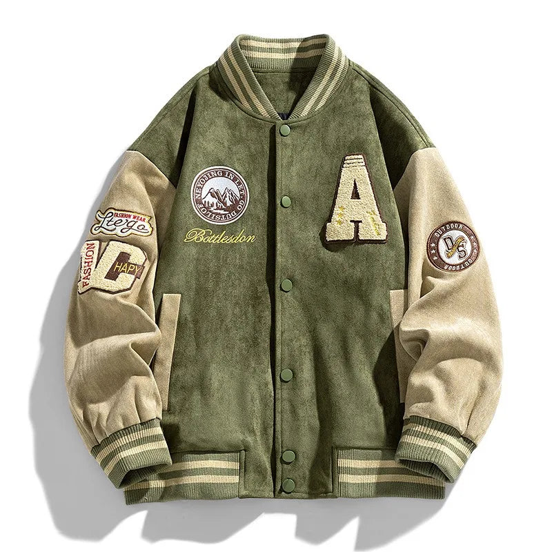 Cohen | Men’s Embroidered Varsity Jacket