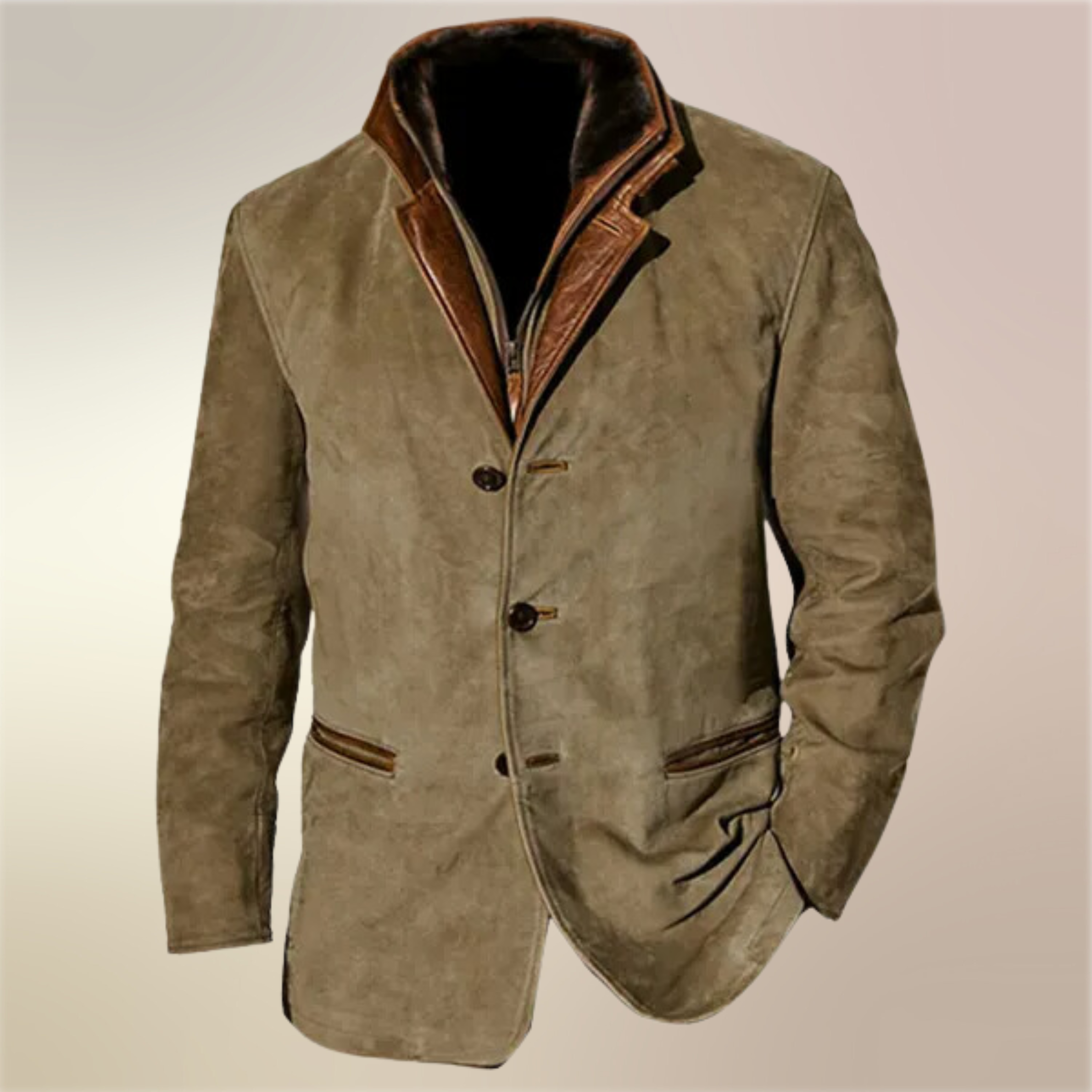 Thayer | Men’s Tailored Suede Jacket