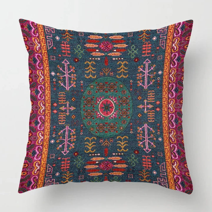 Plush throw pillow cover adding warmth and texture to furniture