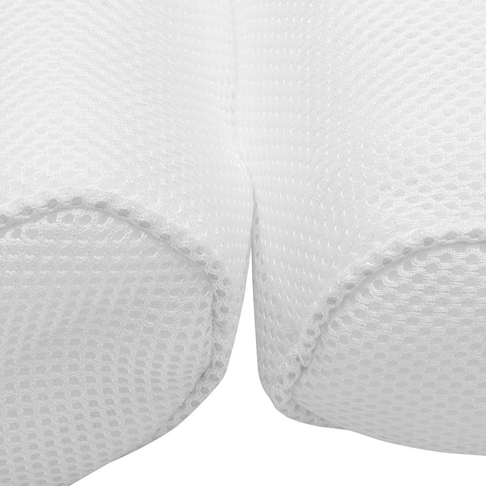 Spa pillow lifestyle shot showing head and neck support