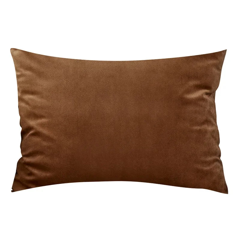 Premium velour cushion case for couch and bed styling interior design