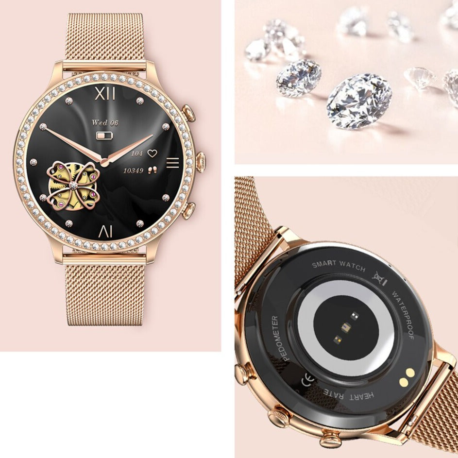Bluetooth calling smartwatch showing incoming call notification on screen
