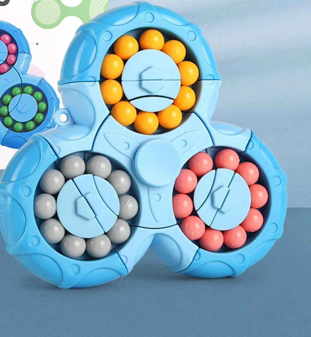Unisex focus toy and 360 degree rotating puzzle spinner for anxiety relief