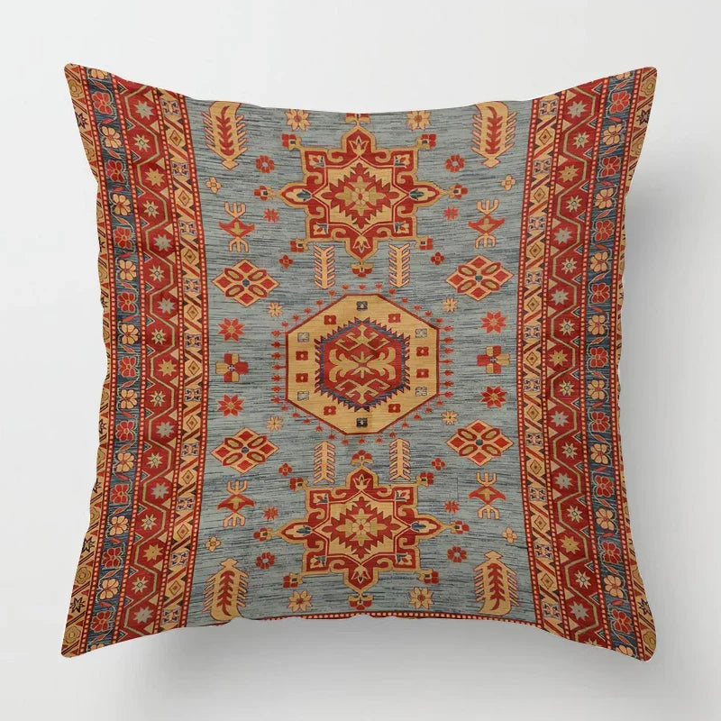 Decorative soft cushion cover in a neutral tone for living room styling