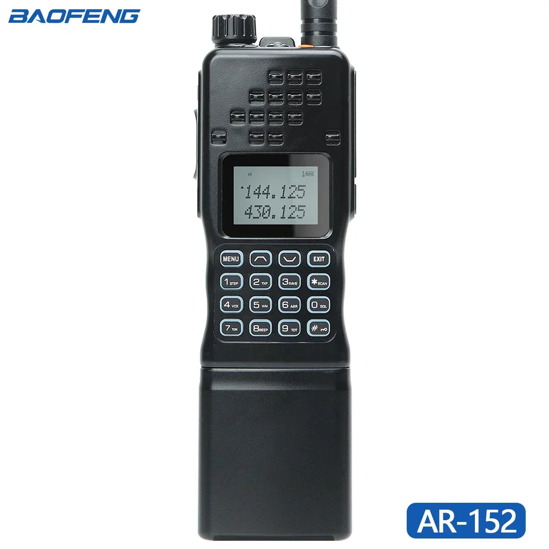 Camping equipment two-way radio accessories including headset and strap