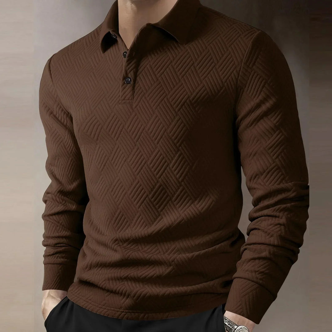 Wesley | Men’s Long Sleeve Polo Sweater