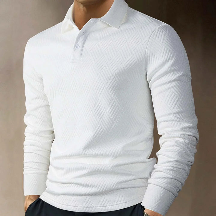 Wesley | Men’s Long Sleeve Polo Sweater