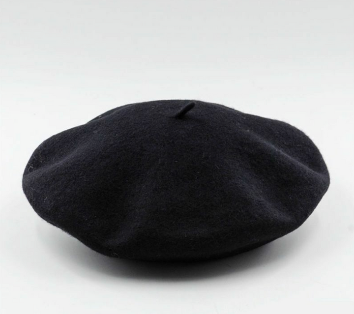 Detailed shot of winter hat brim and tailored construction