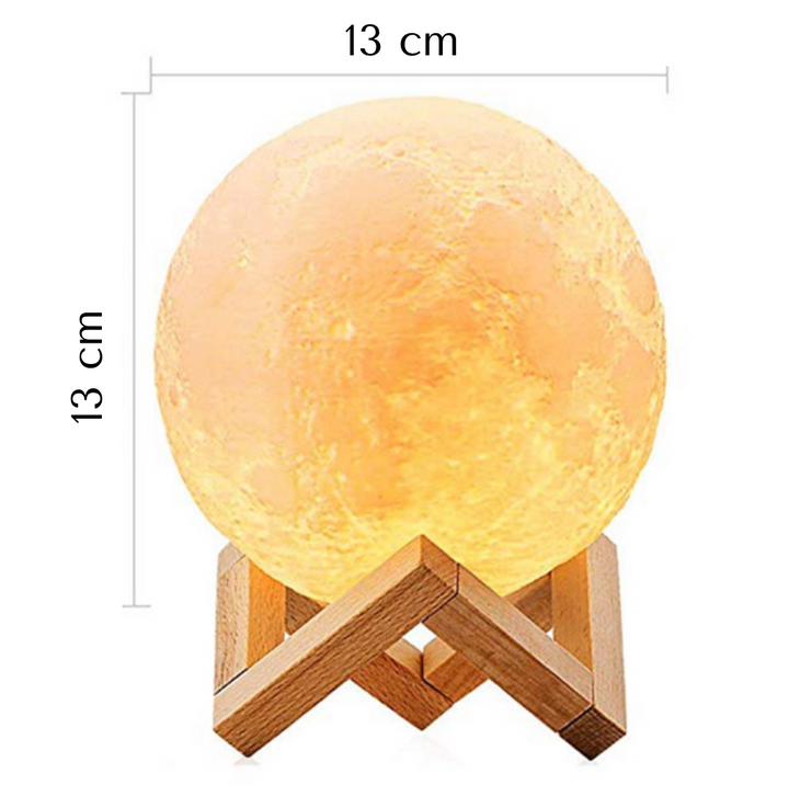 Moon lamp night light and aromatherapy humidifier packaged in a gift box