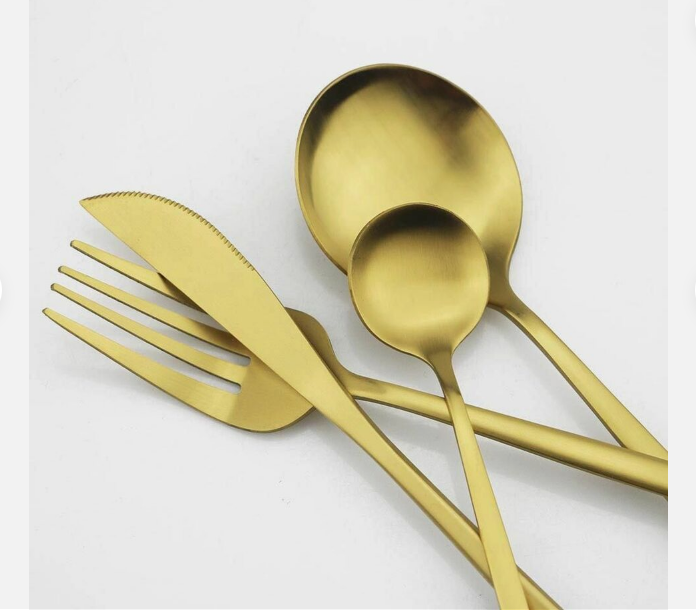 Sharp stainless steel dinner knife from a stylish flatware tableware collection